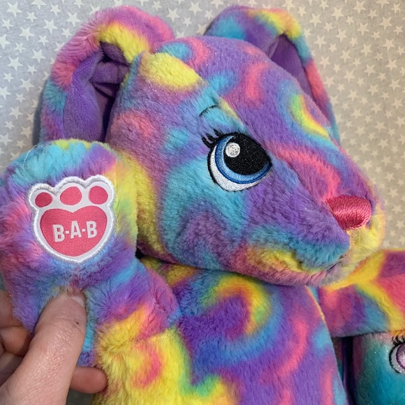 Build-A-Bear Workshop 2 Bunny Rabbit Plush Stuffed Animal - Picture 5 of 5